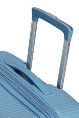 American Tourister Cestovní kufr Soundbox 55cm Sea Shimmer Modrý rozšiřitelný
