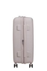 American Tourister Cestovní kufr Soundbox 67cm Beach Shimmer Béžový rozšiřitelný