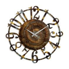 ASIR GROUP Dekorativní kovové nástěnné hodiny Metal Wall Clock 15 - 1, Vícebarevná