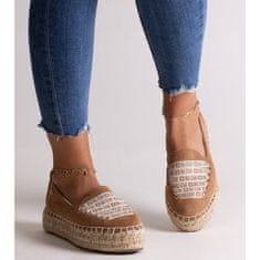 Big Star Hnědé espadrilky JJ274892 velikost 41