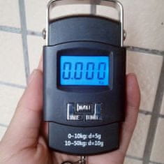 APT AG199B Digitální závěsná váha na zavazadla 50kg/10g