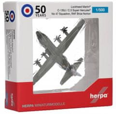 Herpa Lockheed C-130J-30 Super Hercules, RAF 47 Squadron - 50th Anniversary Hercules, Velká Británie, 1/500