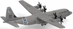 Herpa Lockheed C-130J-30 Super Hercules, USAF, 37th Airlift Squadron, Ramstein Air Base, USA, 1/500