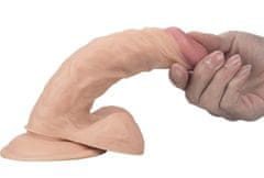 Xcock Realistické dildo s varlaty velký penis tělové barvy