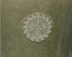 Kaemingk Ozdobný kulatý obal na květiny z polykamene 40x45,5cm