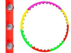 ISO 251 Masážní magnetická obruč Hula Hoop 98 cm