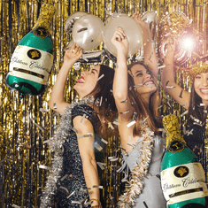 GFT Fóliový balónek - zelené šampaňské