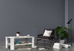 ModernHome Konferenční stolek 100x57x43cm - bílý, PJJCFT0064