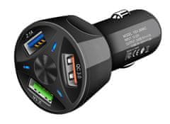 APT PLS34H Nabíječka do auta Quick Charge 3.0 3x USB