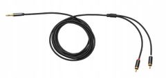 ISO Propojovací audio kabel JACK 3,5 mm - 2x RCA Cinch, 3m, 7469