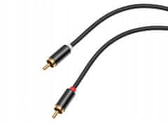 ISO Propojovací audio kabel JACK 3,5 mm - 2x RCA Cinch, 3m, 7469