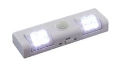 APT Osvětlení s pohybovým senzorem 8 LED, 3x AA - bílé, ZD26A