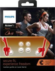 Philips SHQ4300OR/00 - sportovní sluchátka s mikrofonem