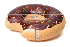 Verk Obří nafukovací Donut 100 cm - hnědý