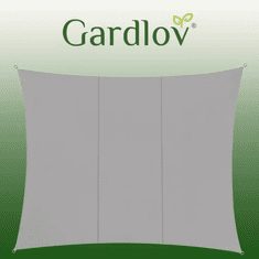 Gardlov Sluneční plachta 4x3m - šedá 23143