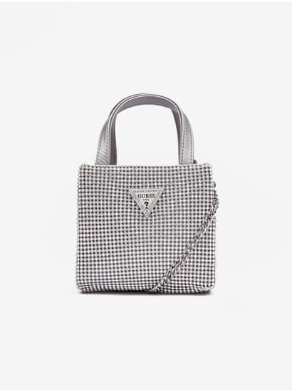 Guess Dámská kabelka ve stříbrné barvě Guess Lua Mini Tote