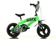 Dino bikes Dětské kolo BMX 125XL černo-zelené 12