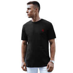 Dstreet Pánské tričkoaria černé rx5567 XXL