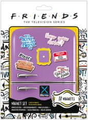 CurePink Set 18 magnetů Friends|Přátelé: How You Doin' (18 x 24 cm)