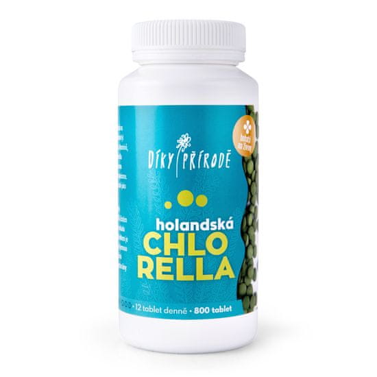 Díky přírodě Holandská chlorella 800 tablet