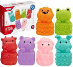 WOOPIE WOOPIE Sensory Soft Pets sada 6 ks