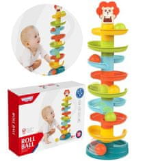 WOOPIE WOOPIE Culodrome Spiral Ball Course Set + 6 míčků