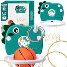 WOOPIE WOOPIE Přenosný basketbalový set 2 v 1 Ringo Arcade Game