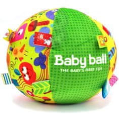 LEBULA WOOPIE Soft Sensory Ball s vložkami pro batole + zvuk