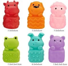 WOOPIE WOOPIE Sensory Soft Pets sada 6 ks