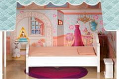 LEBULA Velký domeček pro panenky Barbie se sadou nábytku ECOTOYS