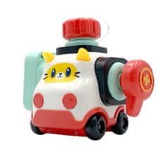 WOOPIE Woopie Baby Montessori konstrukce Manipulační auto Kitty 2