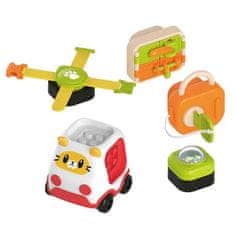 WOOPIE Woopie Baby Montessori konstrukce Manipulační auto Kitty 1