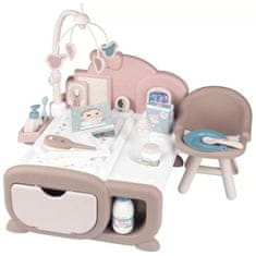 Smoby SMOBY Baby Nurse Electronic Large Nook pro dětské panenky 19 příslušenství