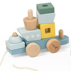 LEBULA Dřevěná skládačka CLASSIC WORLD Montessori Railway Ocean