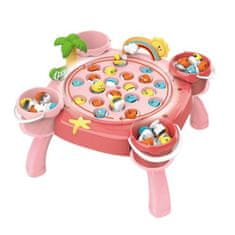 WOOPIE WOOPIE Fishing Game Set Magnet Fishing Pink 36 el.