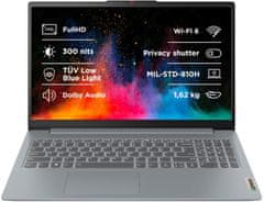 Lenovo IdeaPad Slim 3 15ABR8, šedá (82XM0083CK)