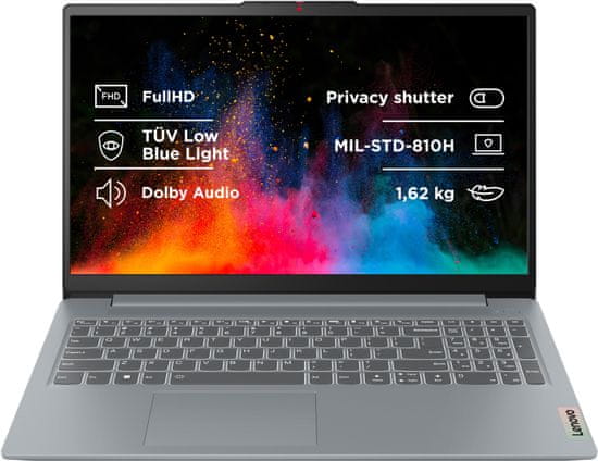 Lenovo IdeaPad Slim 3 15IAN8, šedá (82XB002SCK)