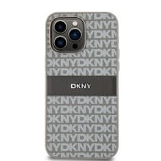 DKNY Originální kryt DKNY Leather Mono Stripe & Metal Logo DKHCP14XPRTHSLE for Apple iPhone 14 Pro Max beige