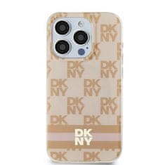 DKNY Originální kryt DKNY IML Checke Red Mono Pattern & Printed Stripes MagSafe DKHMN61HCPTSP for Apple iPhone 11/Xr , barva růžová