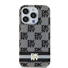 DKNY Originální kryt DKNY IML Checke Red Mono Pattern & Printed Stripes MagSafe DKHMN61HCPTSK for Apple iPhone 11/Xr , barva černá