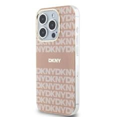 DKNY Originální kryt DKNY IML Mono & Stripe MagSafe DKHMP13XHRHSEP for Apple iPhone 13 Pro Max , barva růžová