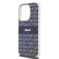 DKNY Originální kryt DKNY IML Mono & Stripe MagSafe DKHMP15LHRHSEB for Apple iPhone 15 Pro , barva modrá