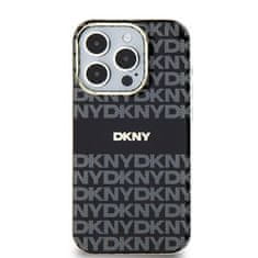 DKNY Originální kryt DKNY IML Mono & Stripe MagSafe DKHMP14SHRHSEK for Apple iPhone 14/15/13 , barva černá