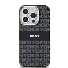 DKNY Originální kryt DKNY IML Mono & Stripe MagSafe DKHMP15MHRHSEK for Apple iPhone 15 Plus/14 Plus , barva černá