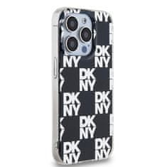 DKNY Originální kryt DKNY IML Checke Red Mono Pattern DKHCP15LHDLCEK for Apple iPhone 15 Pro , barva černá