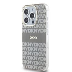 DKNY Originální kryt DKNY IML Mono & Stripe MagSafe DKHMP15LHRHSEE for Apple iPhone 15 Pro beige