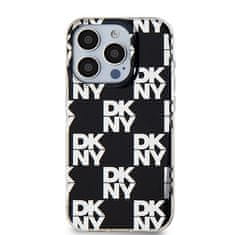 DKNY Originální kryt DKNY IML Checke Red Mono Pattern DKHCP15LHDLCEK for Apple iPhone 15 Pro , barva černá