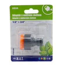 Adaptér s vnitřním závitem 1/2" + 3/4" AQUA