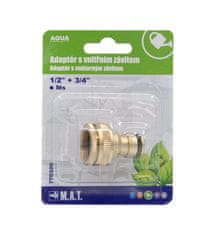 ROSA Adaptér s vnitřním závitem 1/2" + 3/4" Ms AQUA