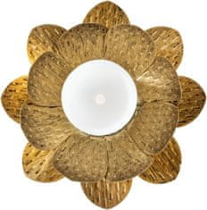 Weltbild Weltbild Kovový svícen Lotus se solární LED svíčkou, 2 ks